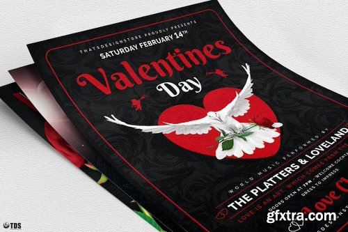 CreativeMarket Valentines Day Flyer Bundle V2 2182867