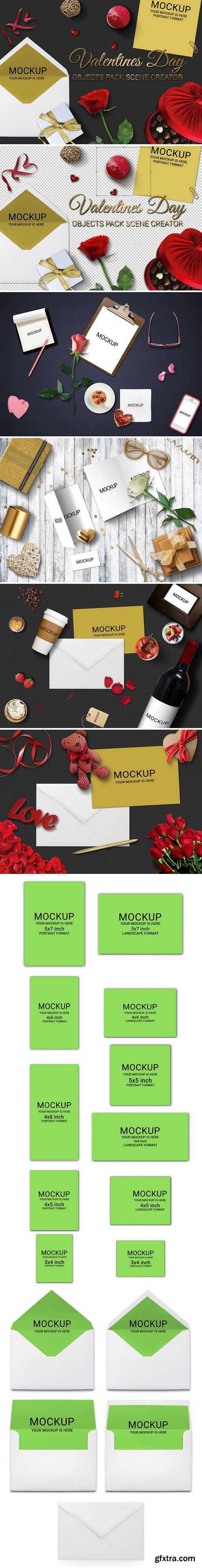CM - Valentines Day Scene Creator MockUp 2257426