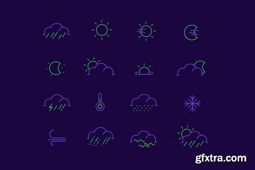 Modern Weather Icons