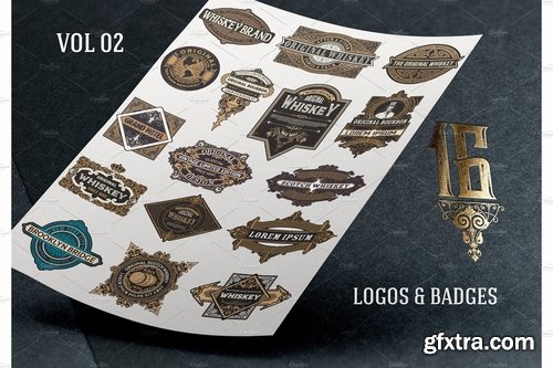 CM - Set template of badges and logos 2279976