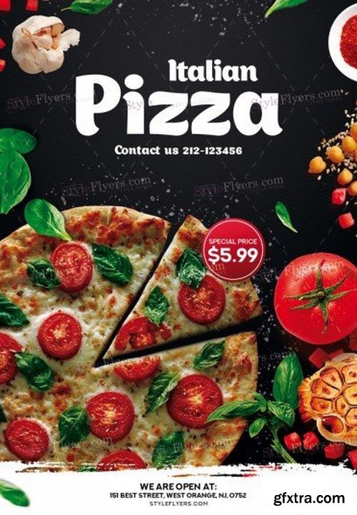 Pizza PSD Flyer Template