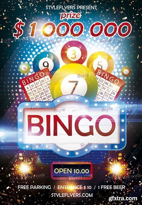 Bingo PSD Flyer Template