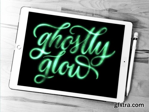 CM - Groovy Glow Procreate Brush Pack 2272920