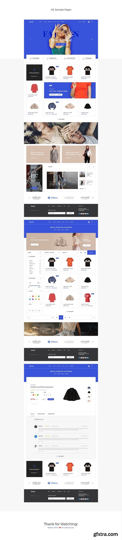 CM - Be.pro Fashion UI Kit 1509487