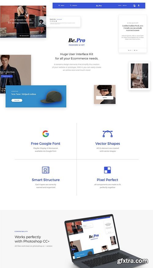 CM - Be.pro Fashion UI Kit 1509487