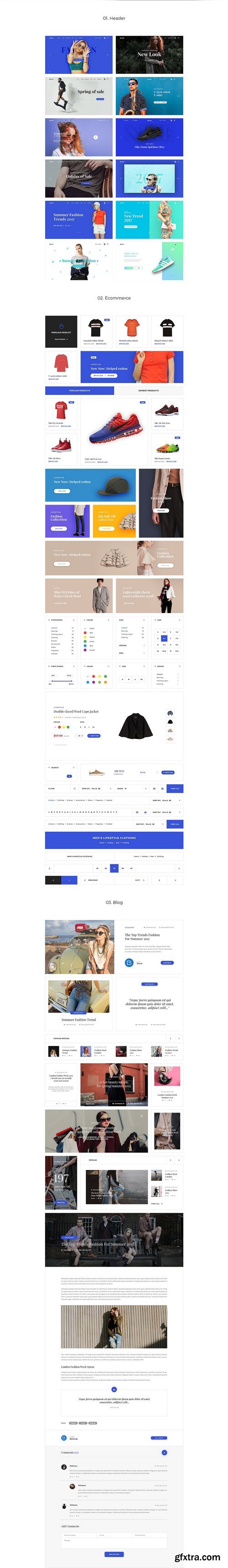 CM - Be.pro Fashion UI Kit 1509487