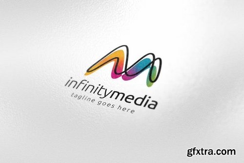 Infinity Media Letter M Logo