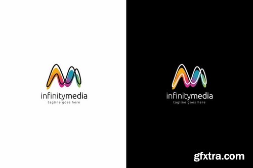 Infinity Media Letter M Logo