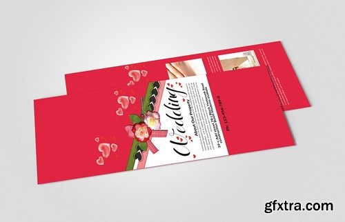 CM - Wedding Rack Card Template 2 Sided 2280772