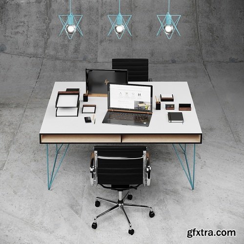 Office Furniture Collection 3d Models