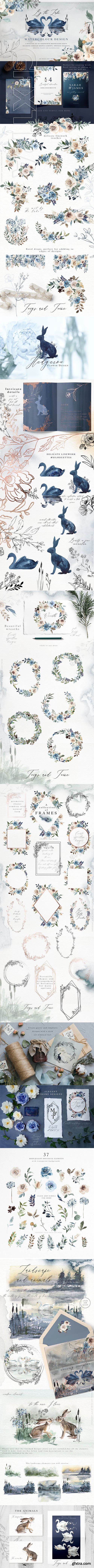 CreativeMarket - Graphic Set - By the Lake 2283044