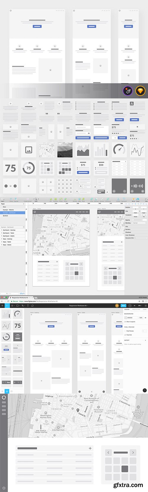 Responsive Wireframe Kit