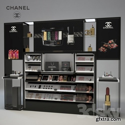 Chanel Cosmetics Display