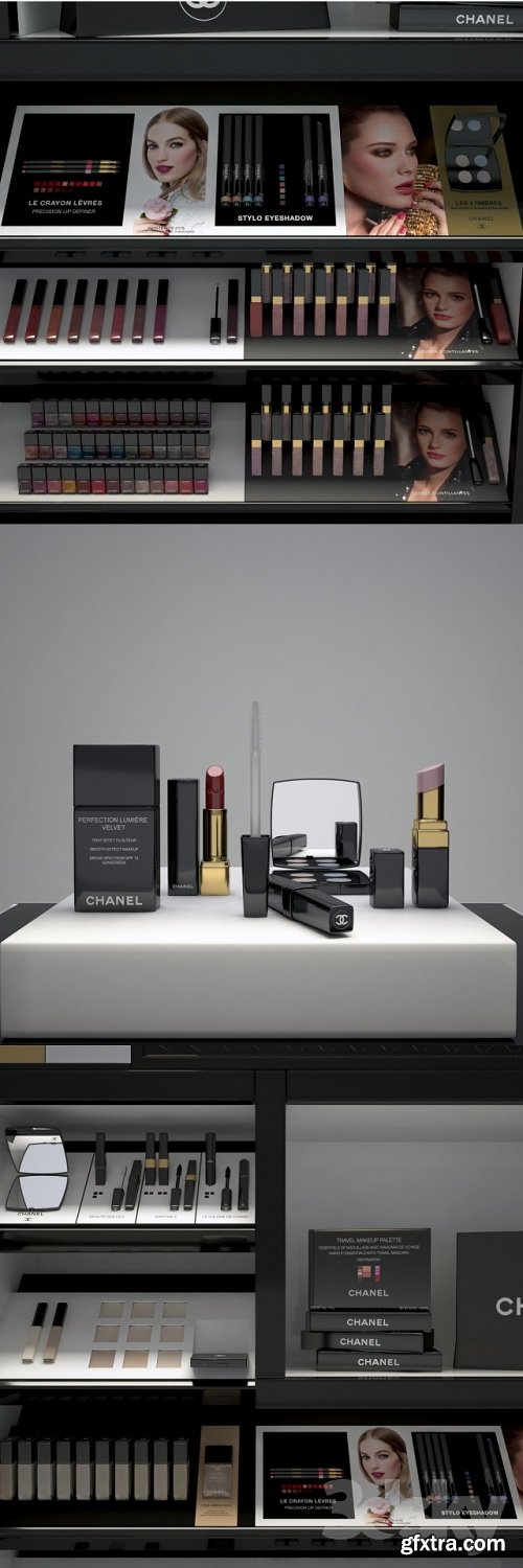 Chanel Cosmetics Display