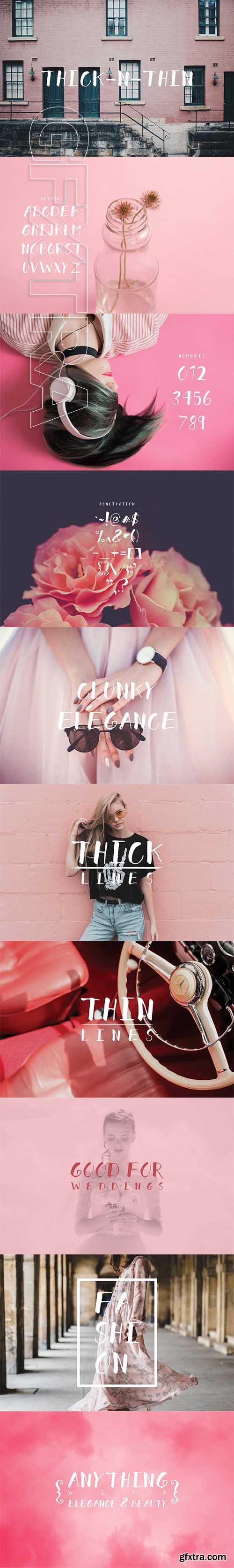 CreativeMarket - Thick N Thin 2291203