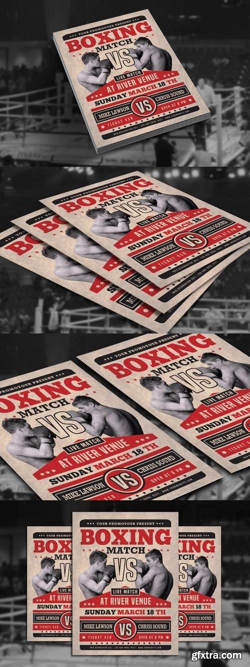 Boxing Match Flyer