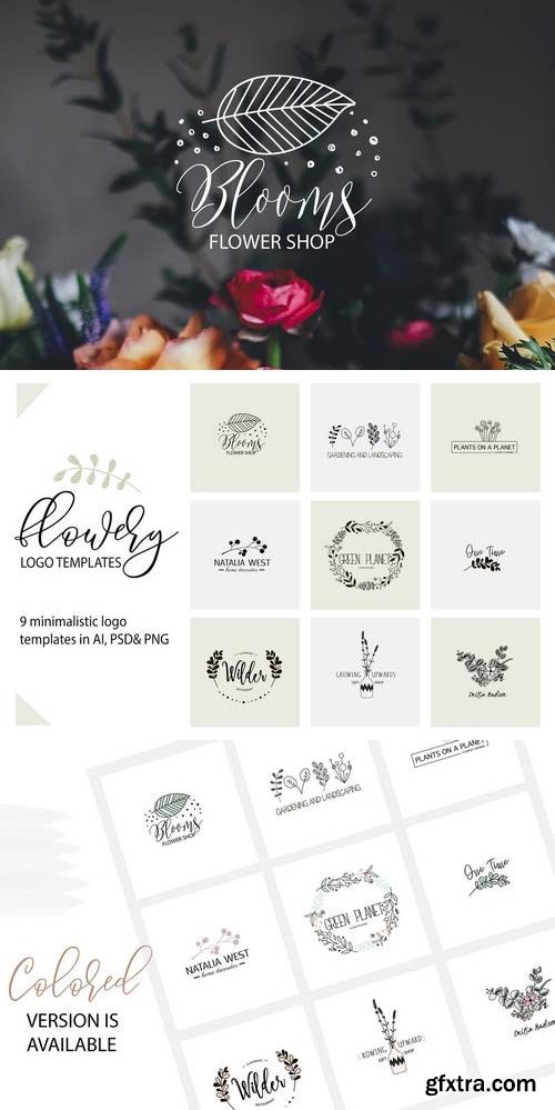 Flower Logo Templates V.1