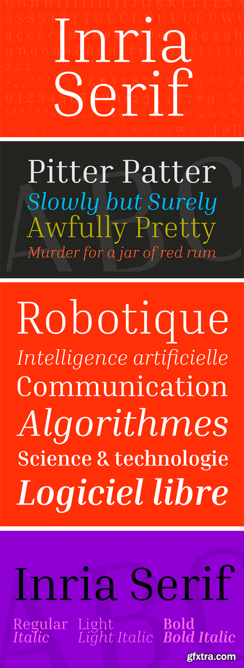 Inria Serif Font Family