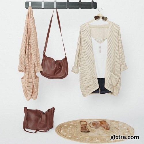 Clothes & Bag 3d Models