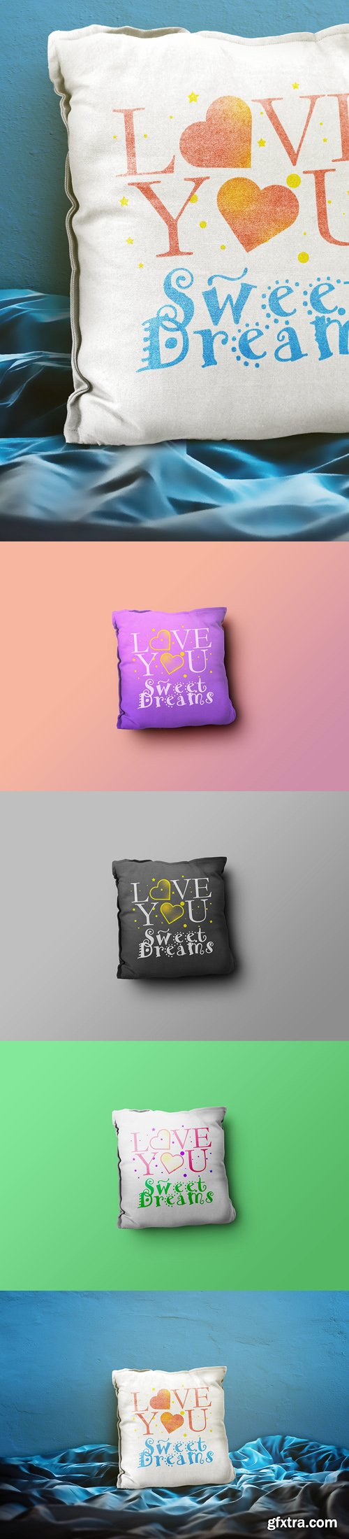 Pillow PSD Mockup Templates