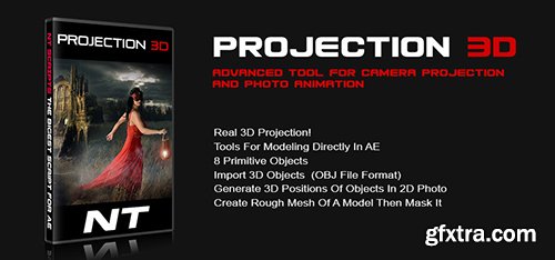 Projection 3D v1.3 Plug-in for After Effects (With Key)