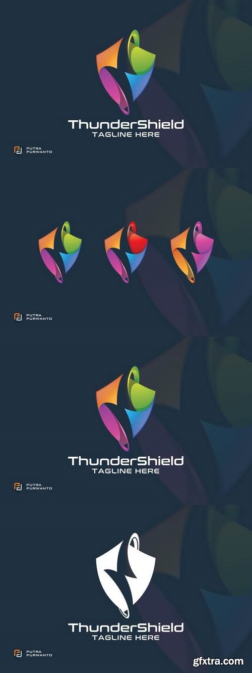 Thunder Shield - Logo Template