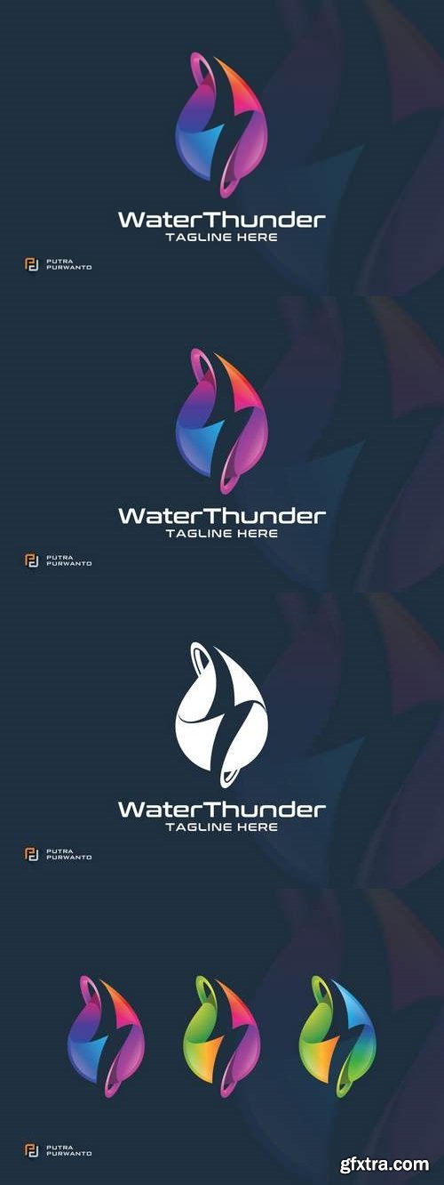 Water Thunder - Logo Template