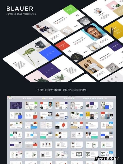 BLAUER - Creative Keynote Template