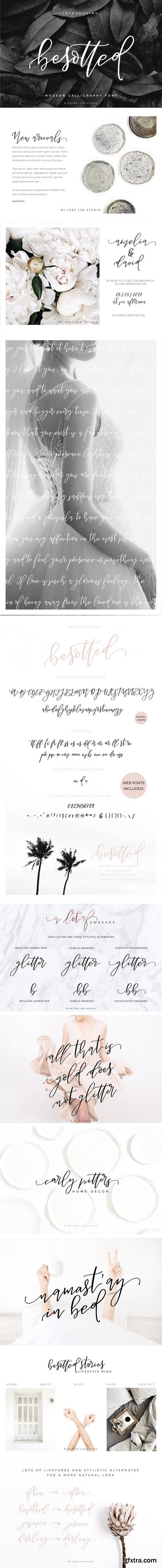 CM - Besotted Modern Calligraphy Script 2059608