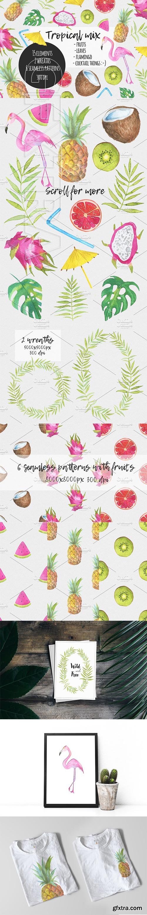 CreativeMarket - Tropical mix 2291329