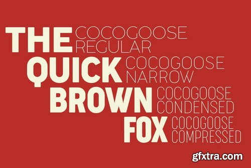 Cocogoose Narrows Font Family