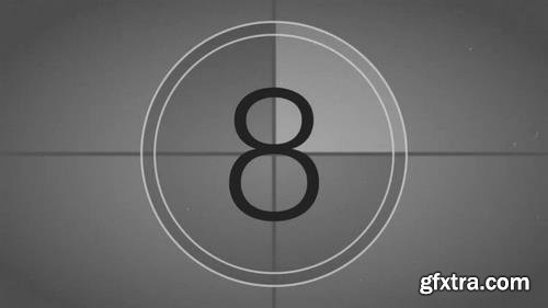 MotionArray - Vintage Film Leader Countdown Motion Graphics 55445