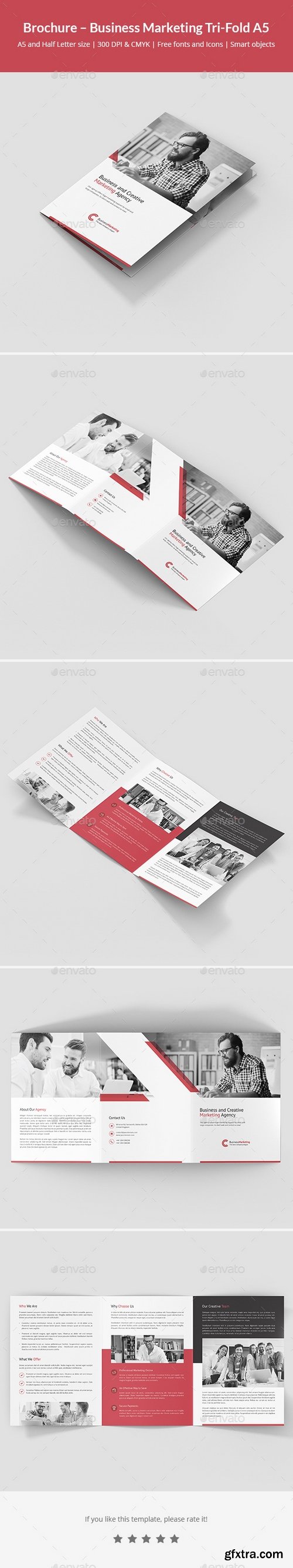 Graphicriver - Brochure – Business Marketing Tri-Fold A5 21383234