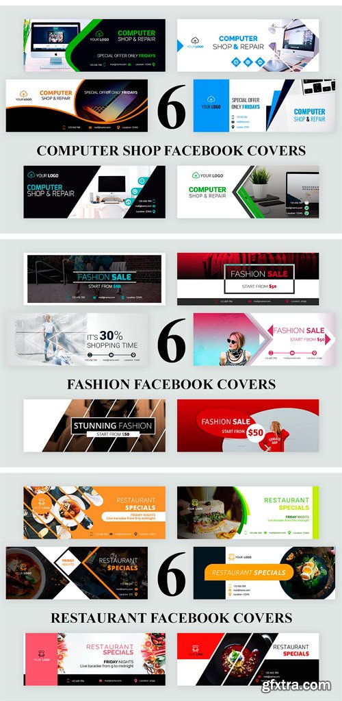 CM - 30 Multipurpose Facebook Covers 2248444