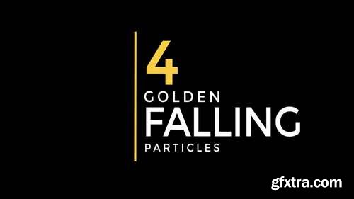 MotionArray - Golden Falling Particles Motion Graphics 54390