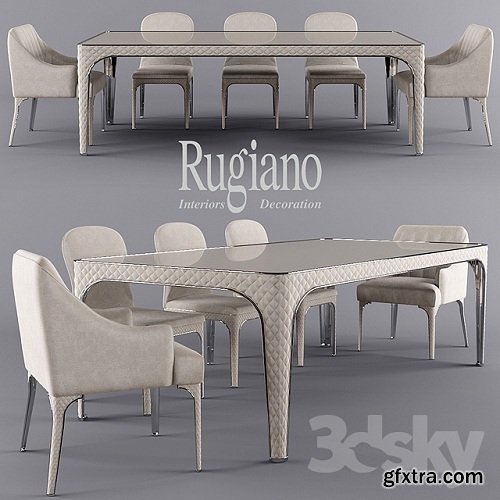 Table Rugiano Alexander, Chair Rugiano Viviane