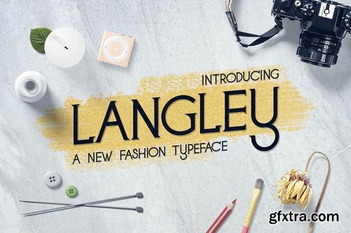 CM - Langley - New Fashion Typeface 2254996