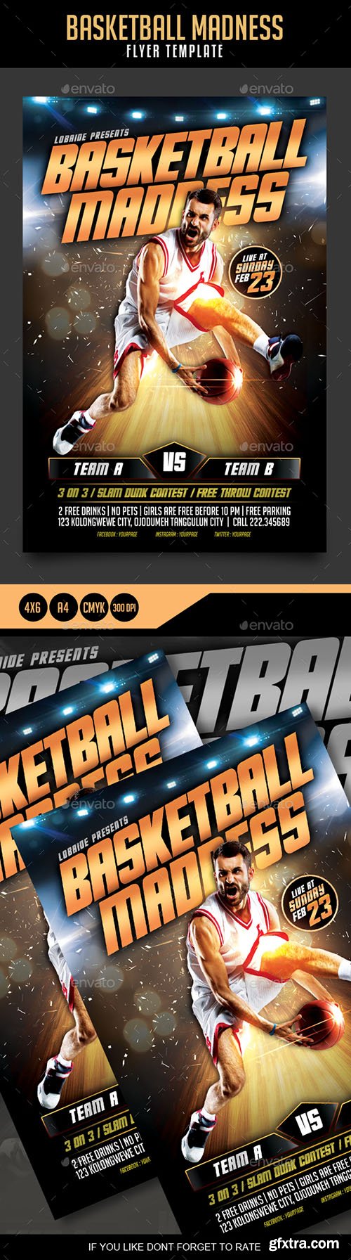 GR - Basketball Madness Flyer 21414144