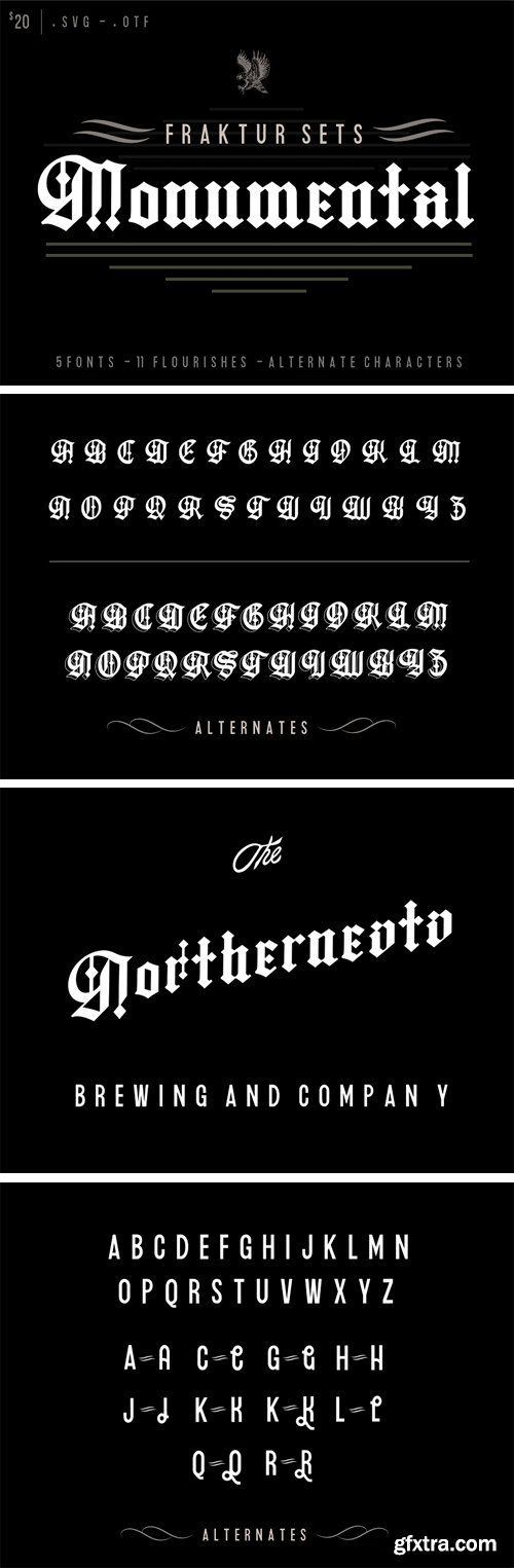 CM - Fraktur Sets - Fonts & Flourishes 2267382