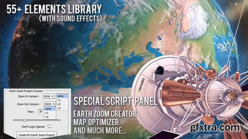 Videohive Earth Zoom Pro Kit 7962581