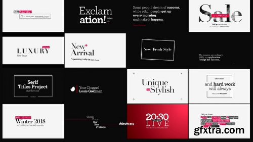 Videohive Titles 21184117