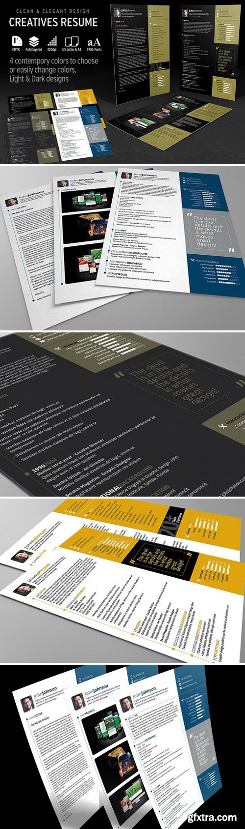 CM - Creatives Resume Set 2196999