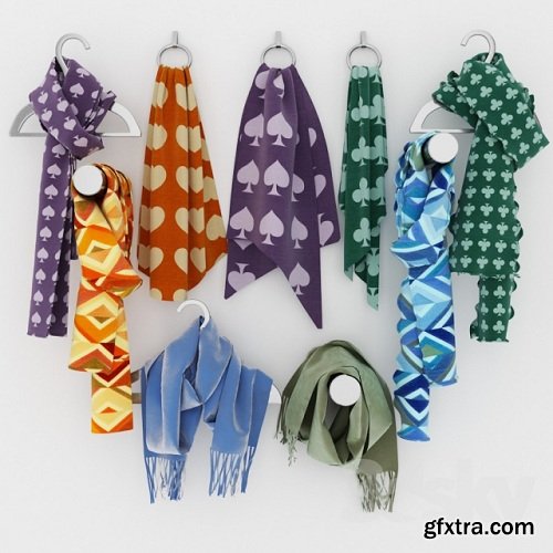 Scarves 3D Model