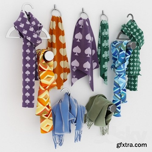 Scarves 3D Model