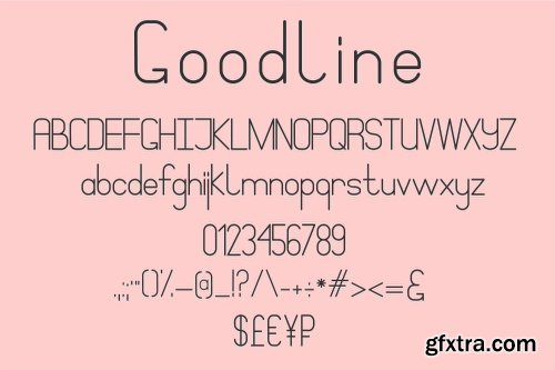 CreativeMarket Goodline Sans Serif Font 2250972