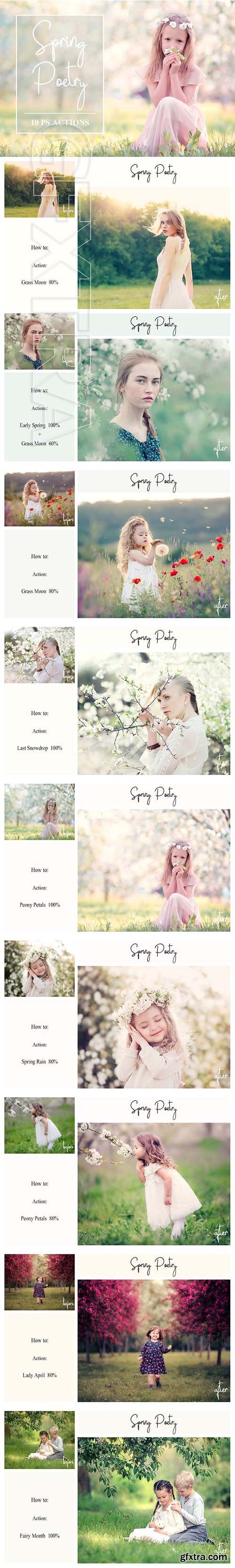 CreativeMarket - Spring Poetry - 10 PS Actions 2286878