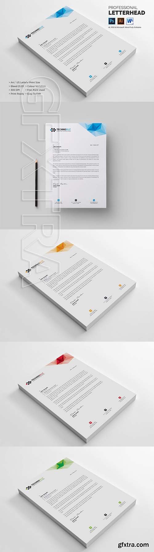 CreativeMarket - Creative Letterhead 2291754