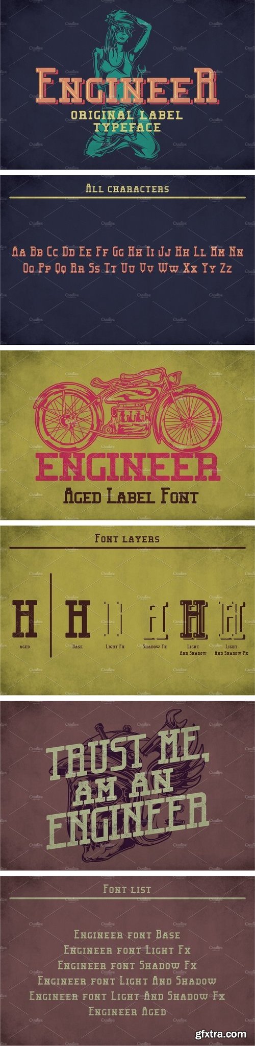 CM - Engineer Modern Label Typeface 1999391