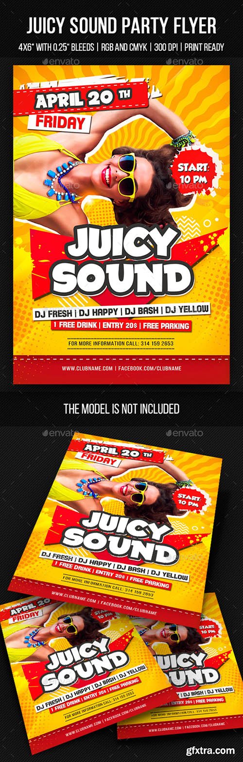 GR - Juicy Sound Party Flyer 21414679