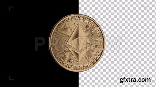 Ethereum Coin Spinning 63625